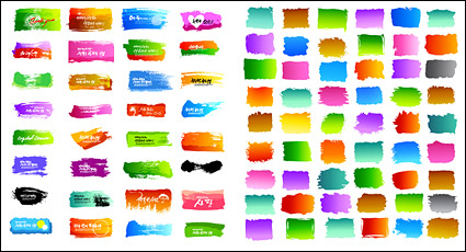 Fashion ink element vector material-6