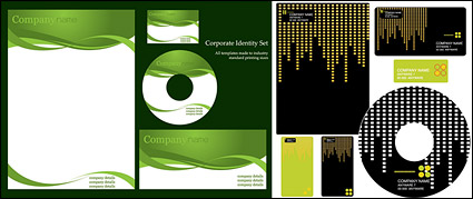 VI simple business template vector material