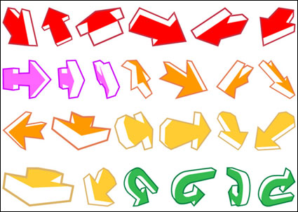 A variety of arrows, and one other vector material