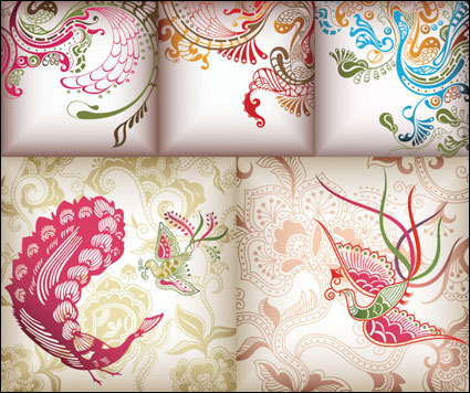 Phoenix pattern vector material