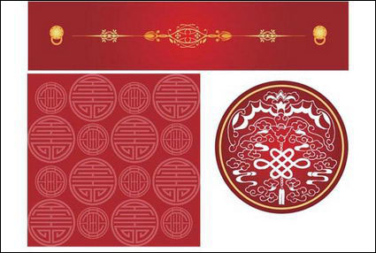 Chinese style pattern vector