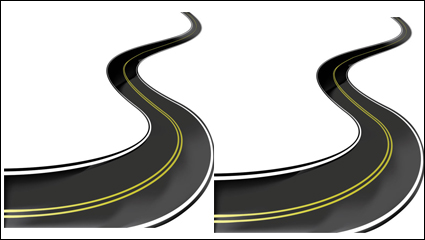 Realistic highway 02 - vector material