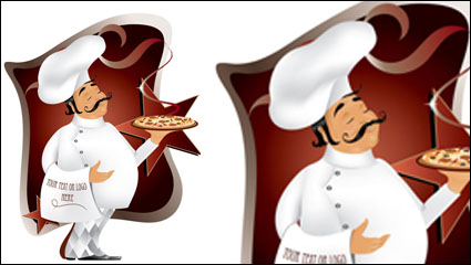 Cartoon Western waiter 03 - vector