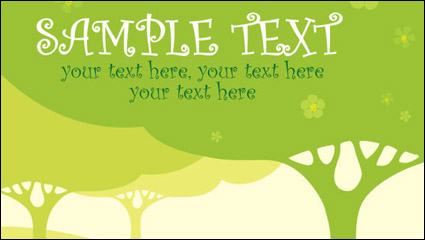 Cartoon line art tree 04 - vector