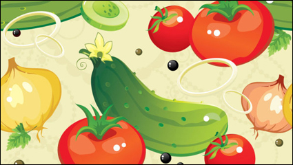 Cartoon vegetables 01 - vector