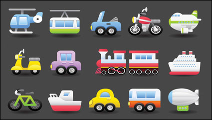 Lovely transport vector -1