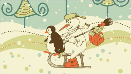 Christmas elements illustrator 06 - vector material