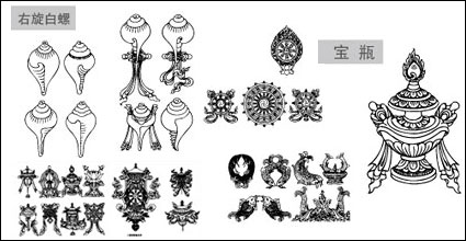 Buddhist Umbrella, goldfish, Aquarius