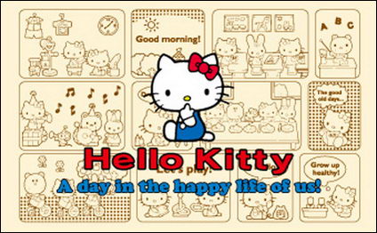 hello kitty official Vector 152
